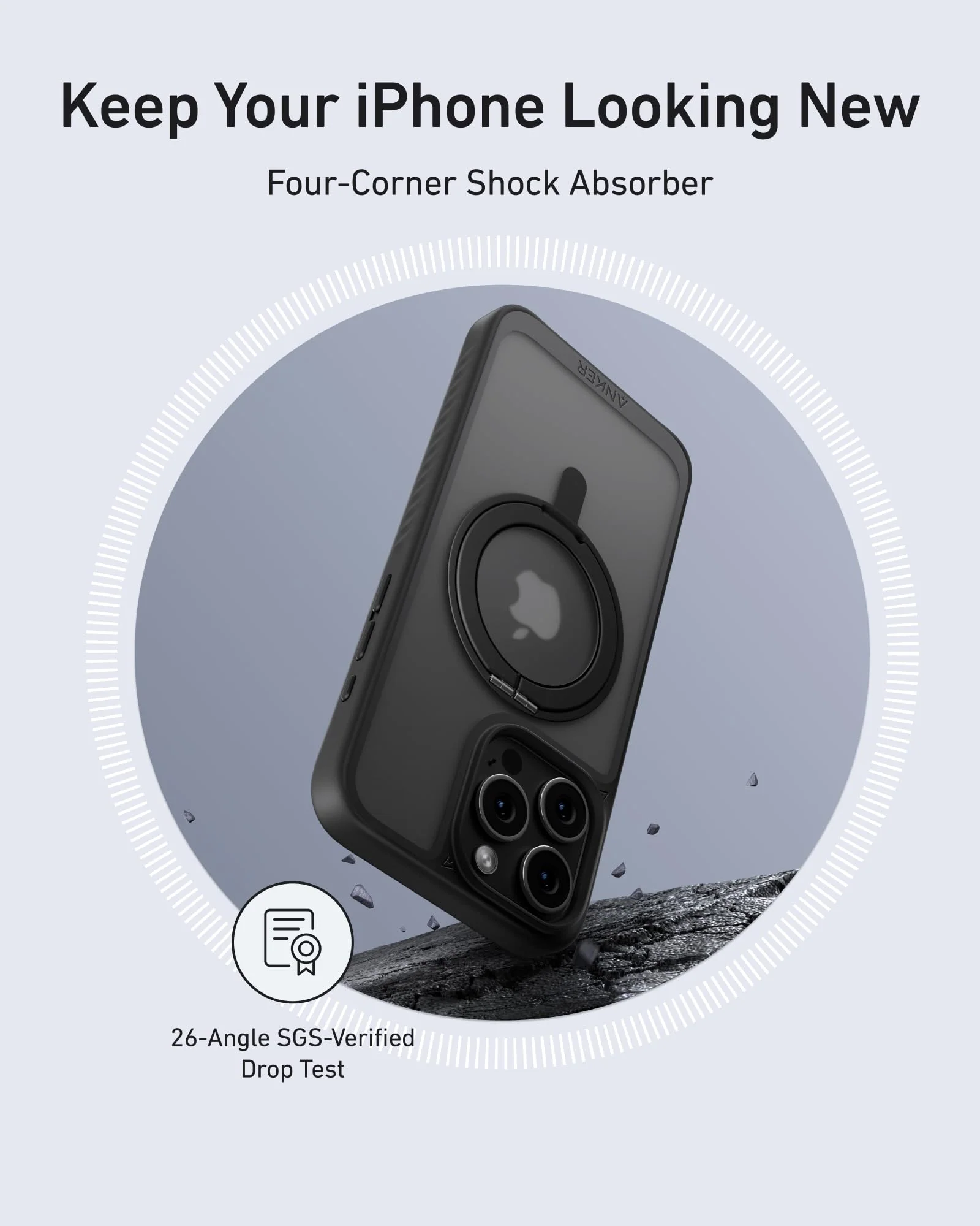 Anker MagGo Magnetic Case with Stand (360° Ring Stand) - Image 21