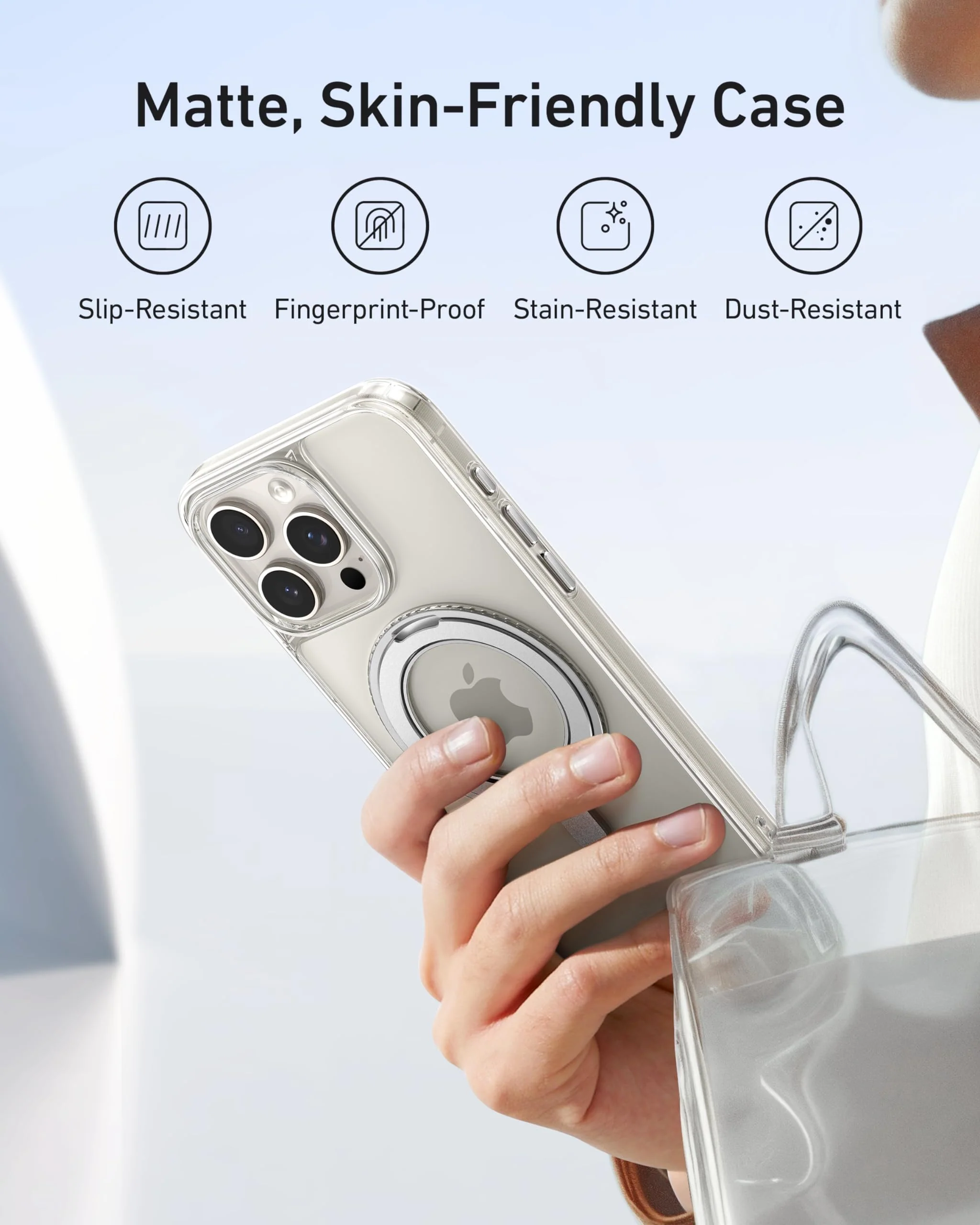 Anker MagGo Magnetic Case with Stand (360° Ring Stand) - Image 4