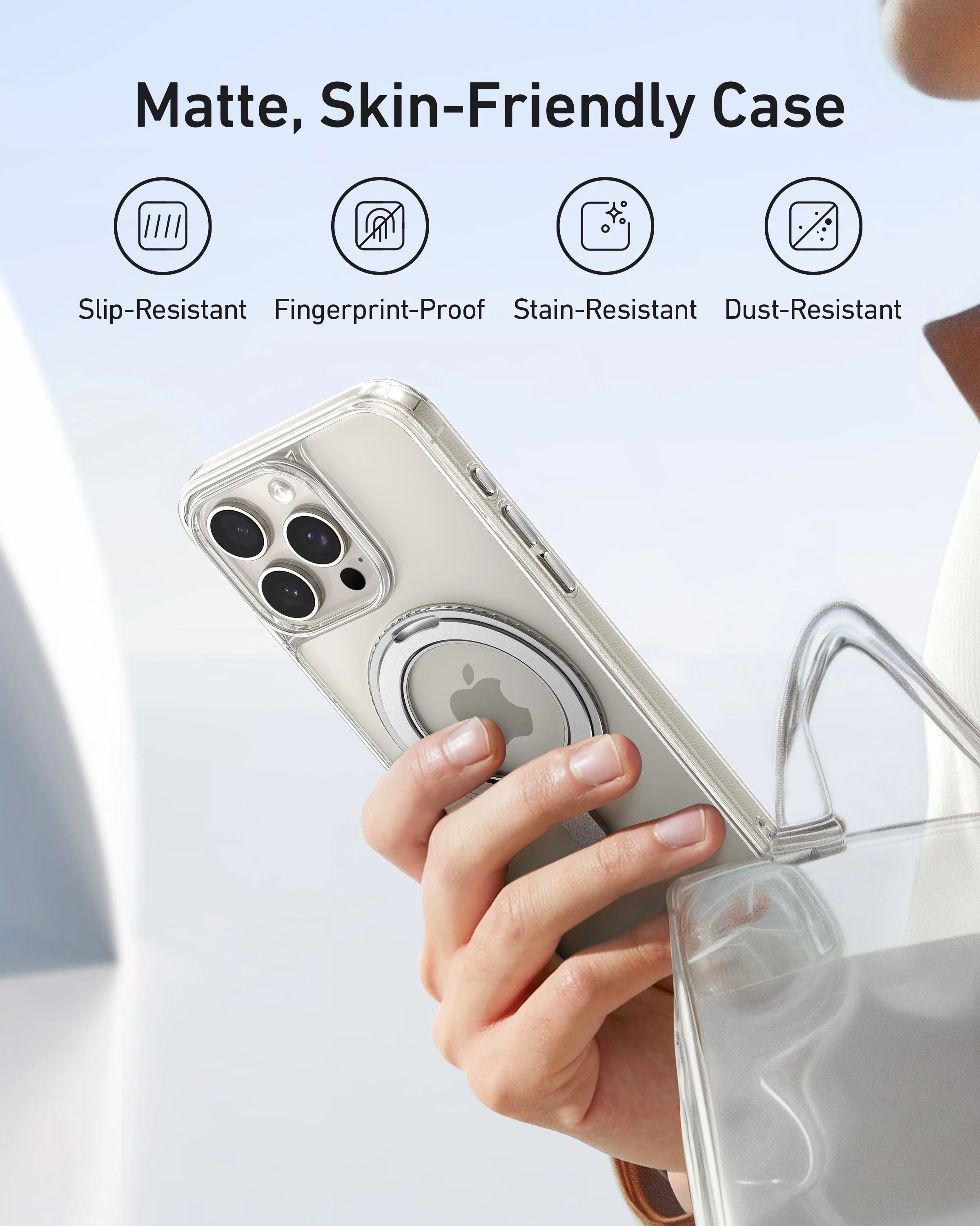 Anker MagGo Magnetic Case with Stand (360° Ring Stand) - Image 9