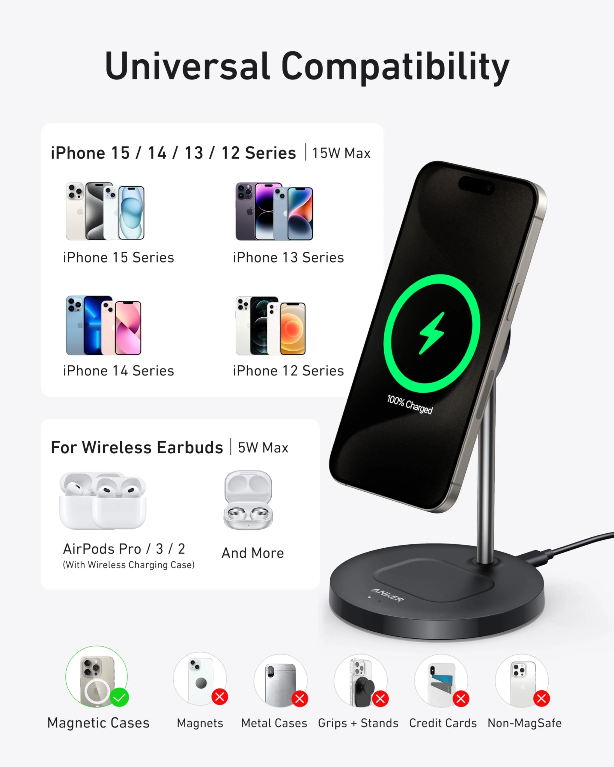 Anker MagGo Wireless Charger (2-in-1 Stand) BOA - Image 11
