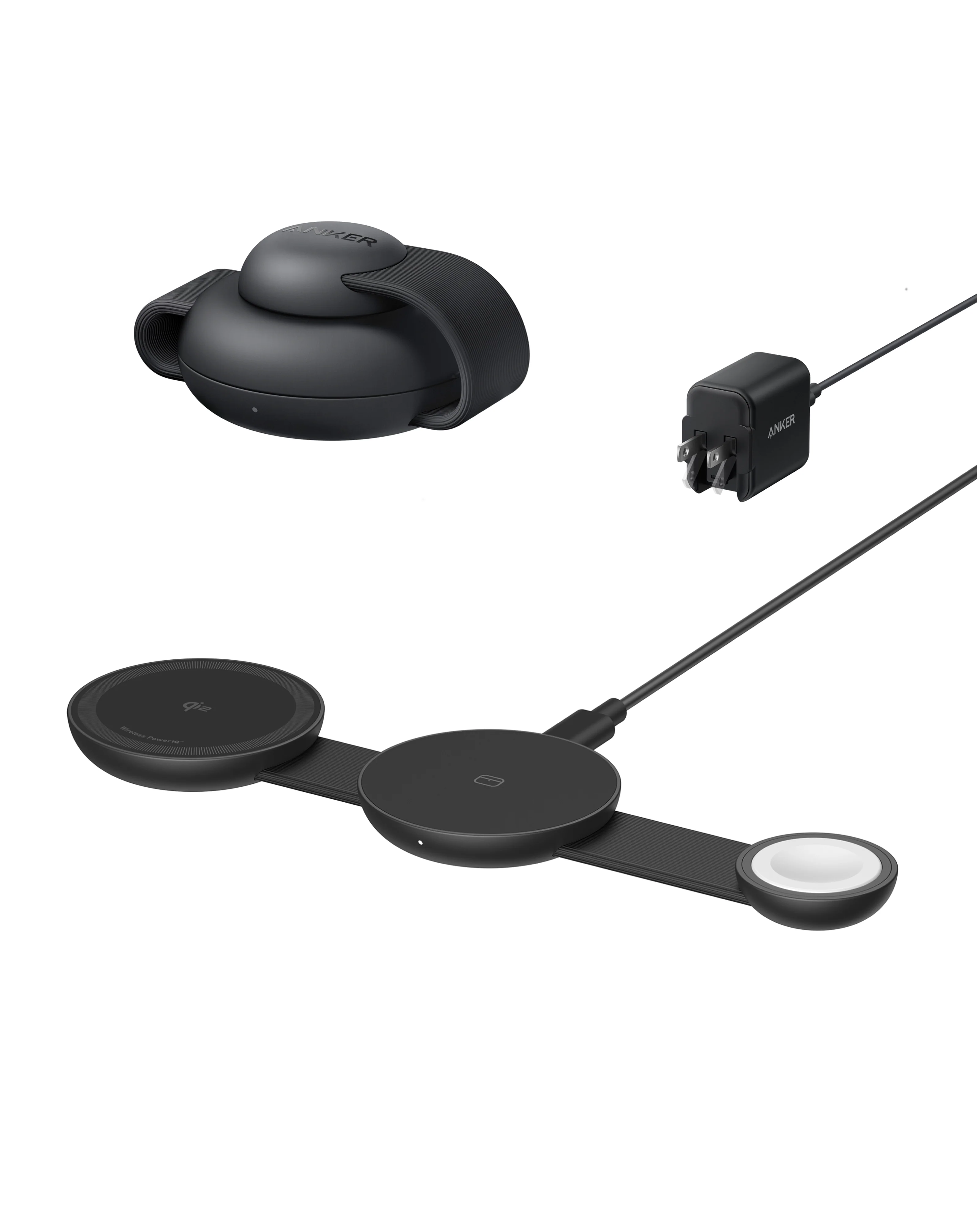 Anker MagGo Wireless Charging Station (3-in-1, Foldable Pad) - Image 2