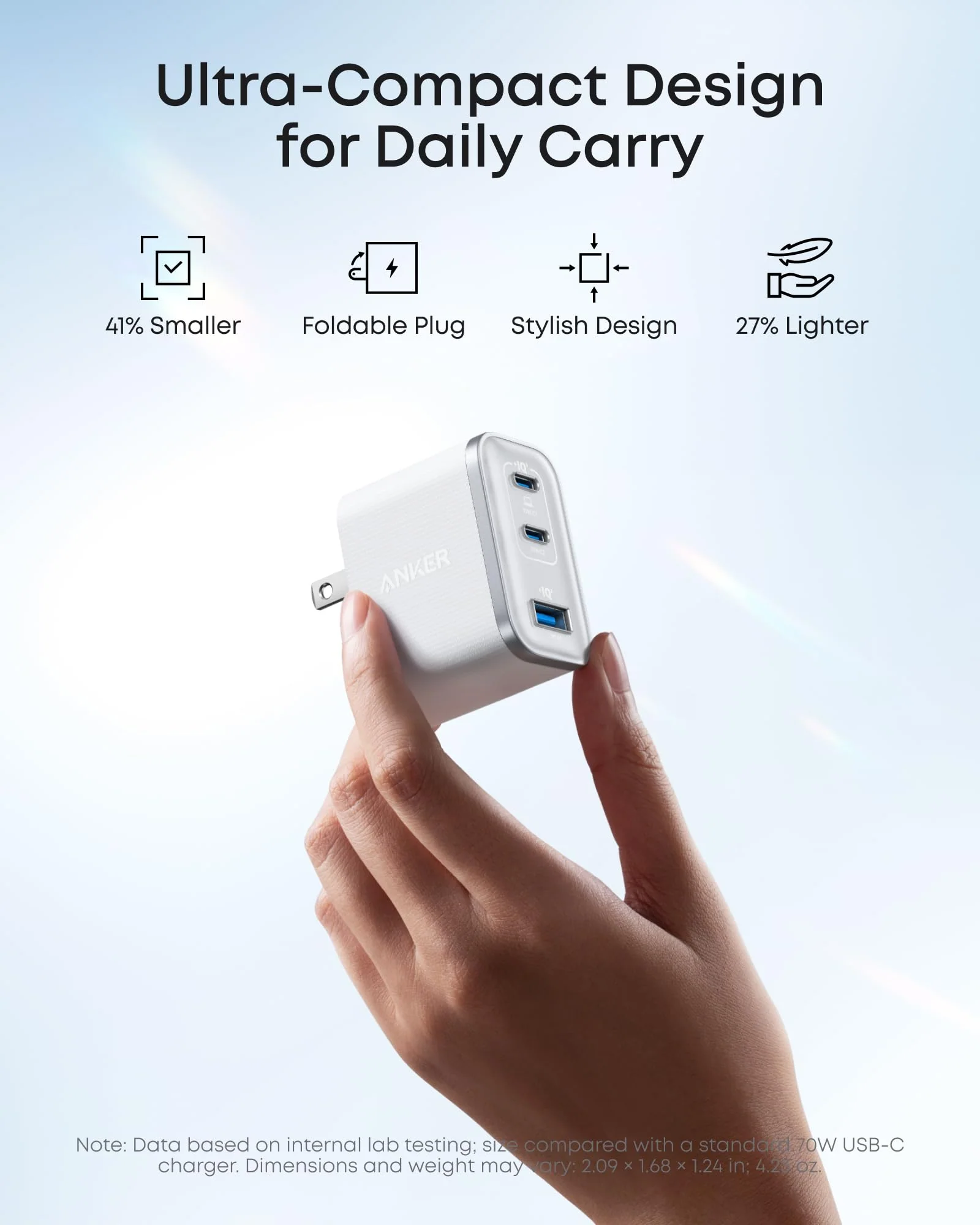 Anker Nano Charger (70W, 3 Ports) - Image 5