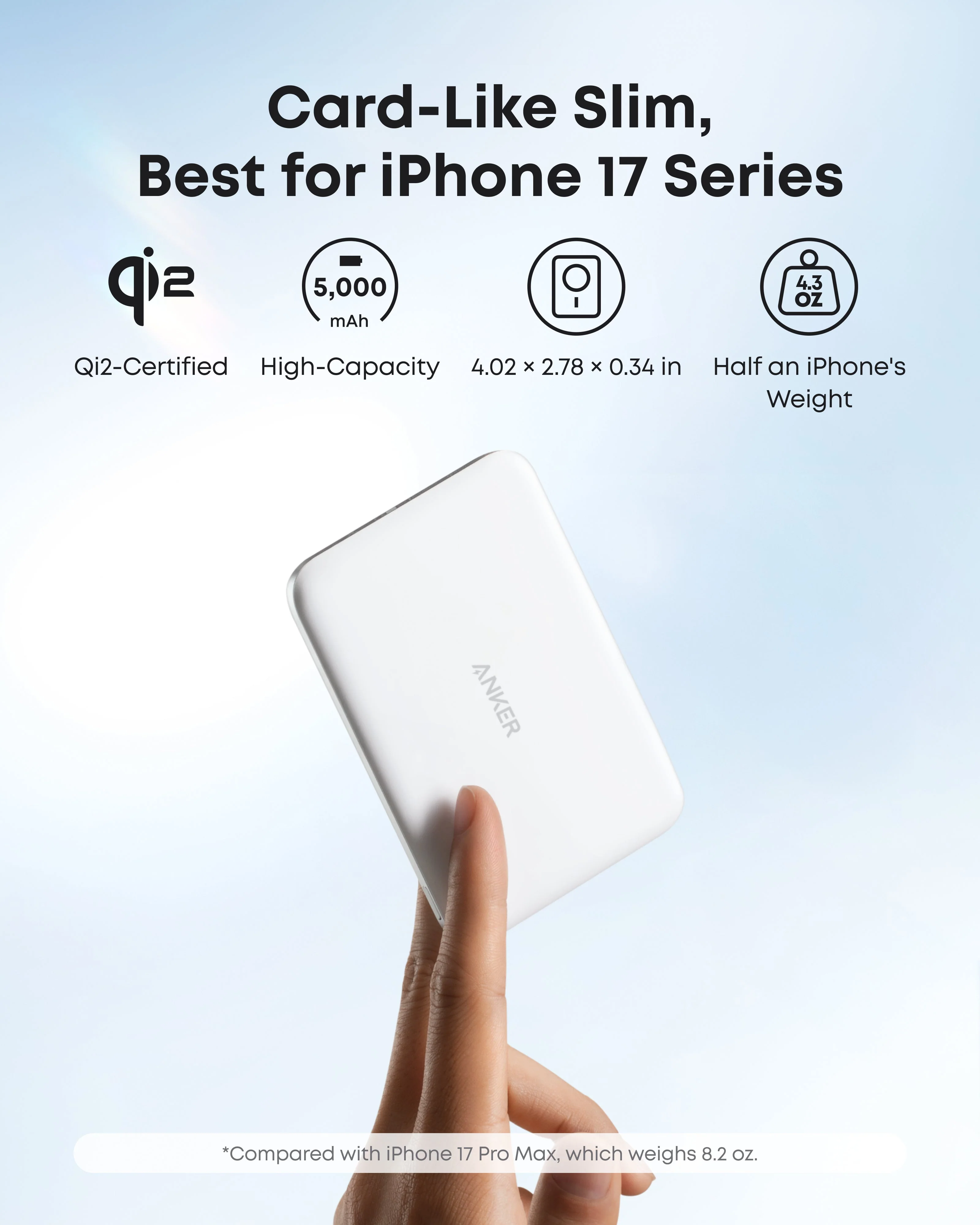 Anker Nano Power Bank (5K, MagGo, Slim) - Image 9