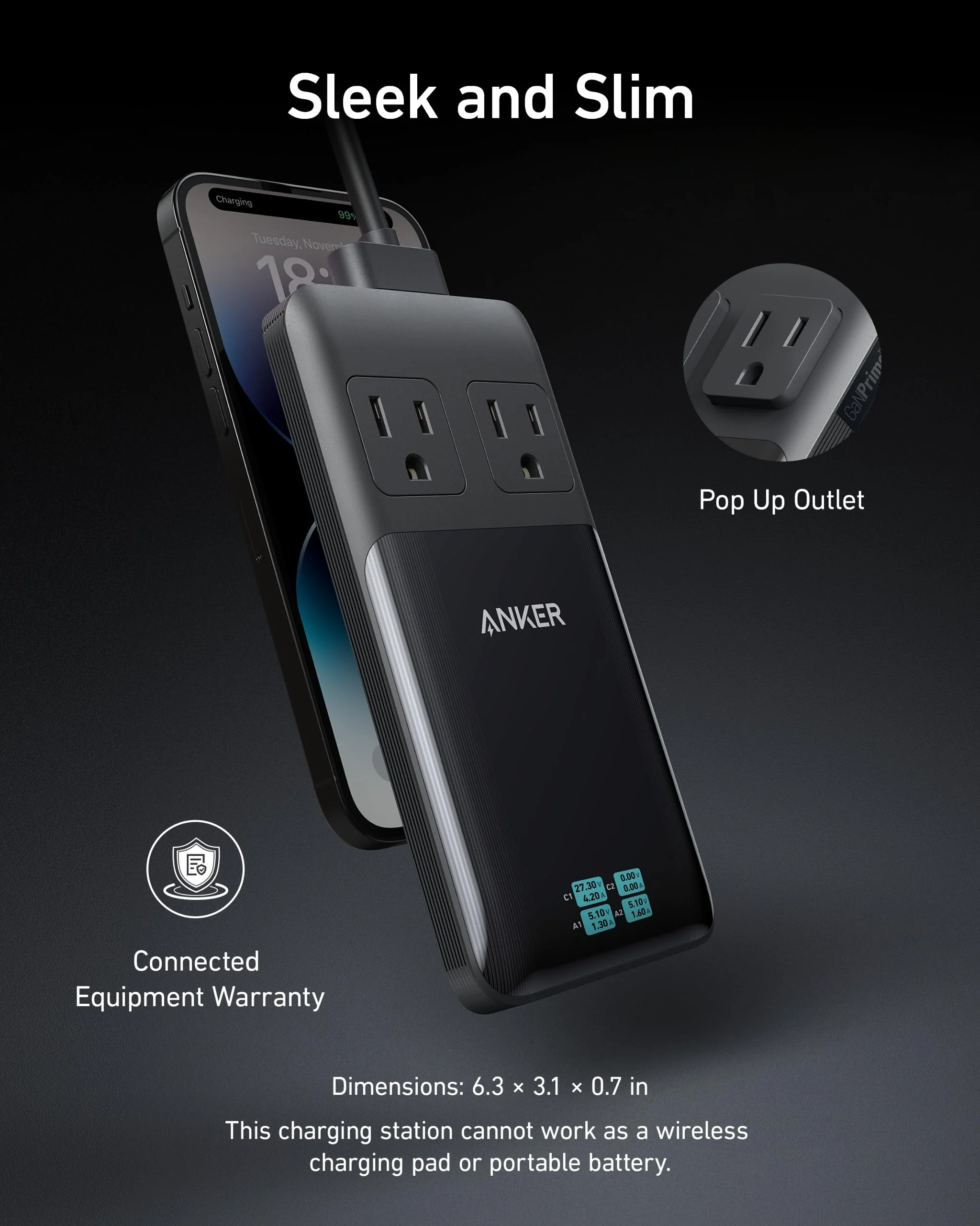Anker Prime 6-in-1 Charging Station (140W) - Image 4