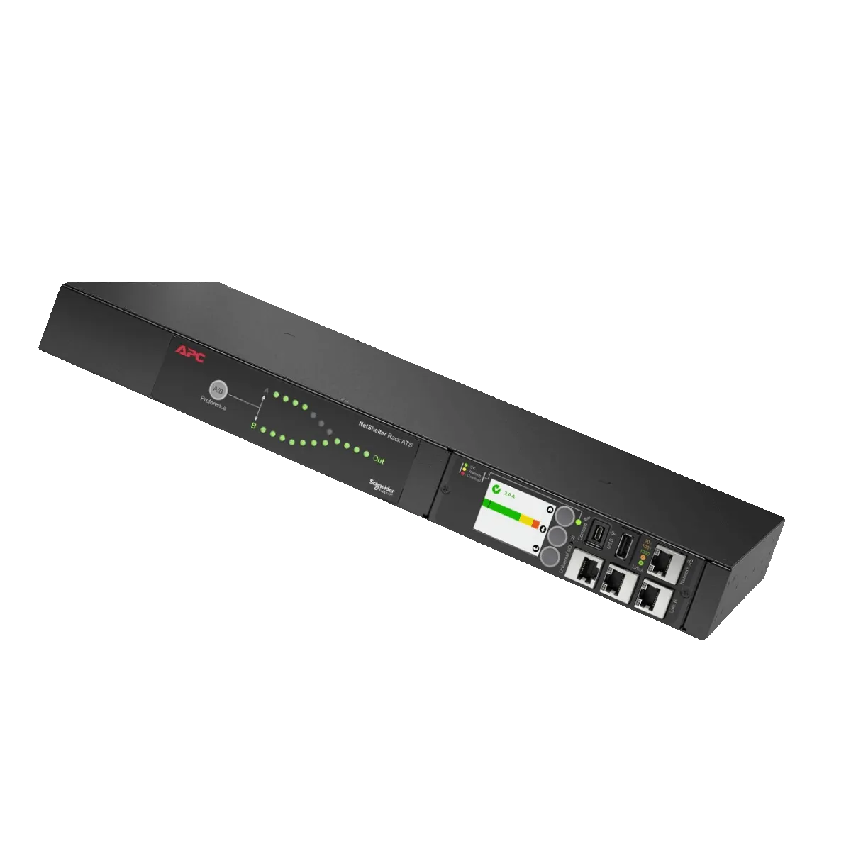 APC NetShelter Rack ATS 1U 120V 20A – 10 Outlets - Image 2