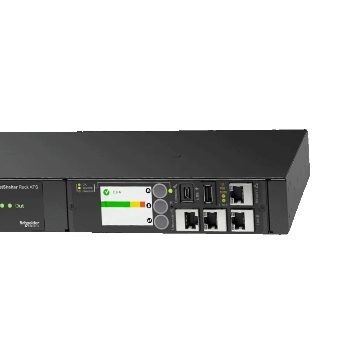 APC NetShelter Rack ATS 1U 120V 20A – 10 Outlets - Image 4