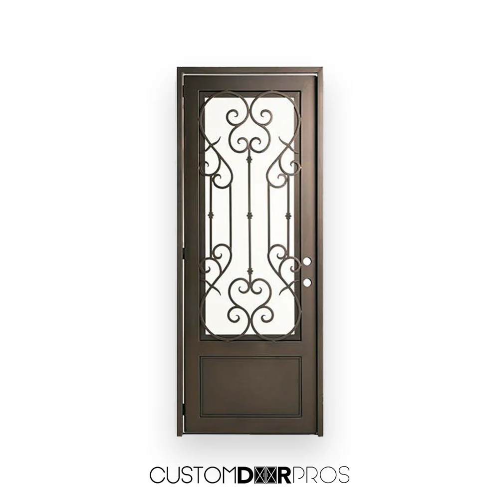 Aphrodite Single Iron Door with Operable glass - Image 2