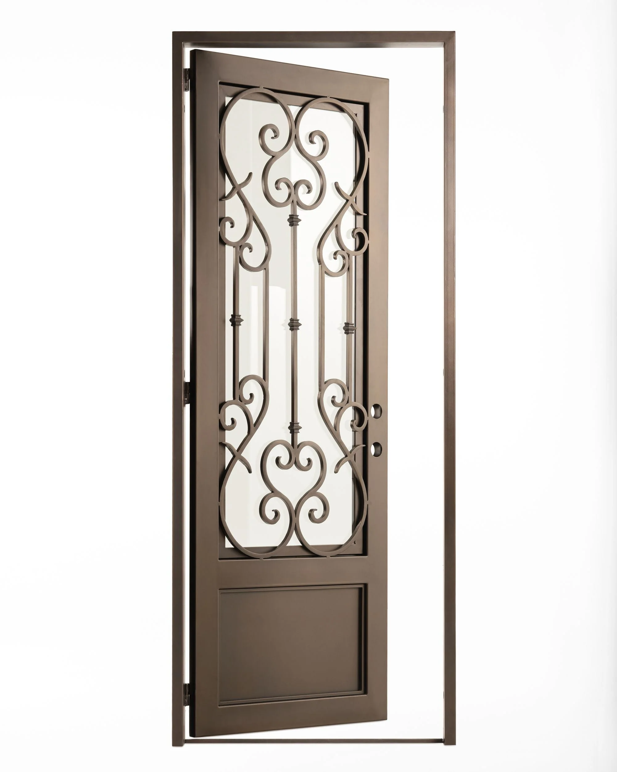 Aphrodite Single Iron Door with Operable glass - Image 4