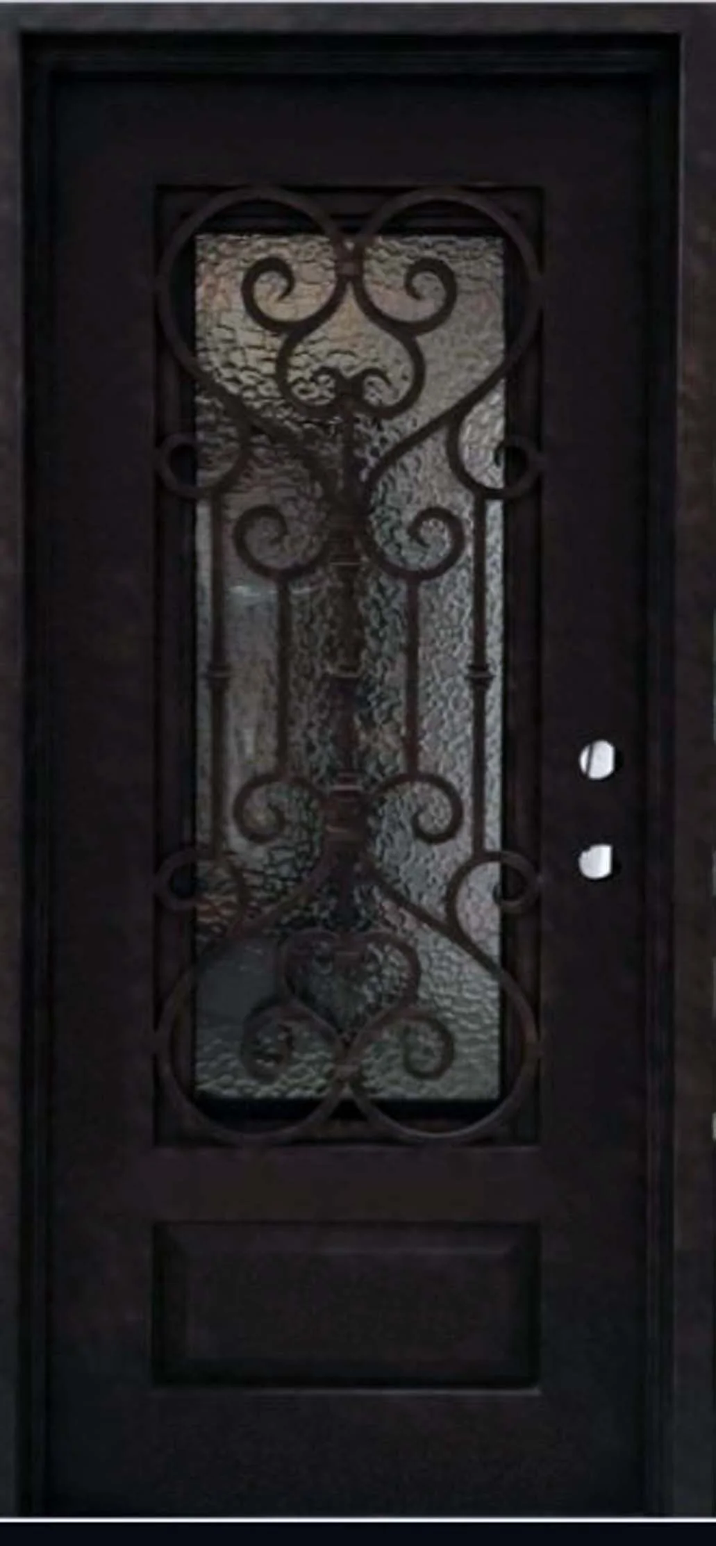 Aphrodite Single Iron Door with Operable glass - Image 5
