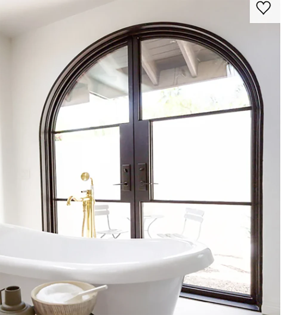 Arched French double doors - Image 3