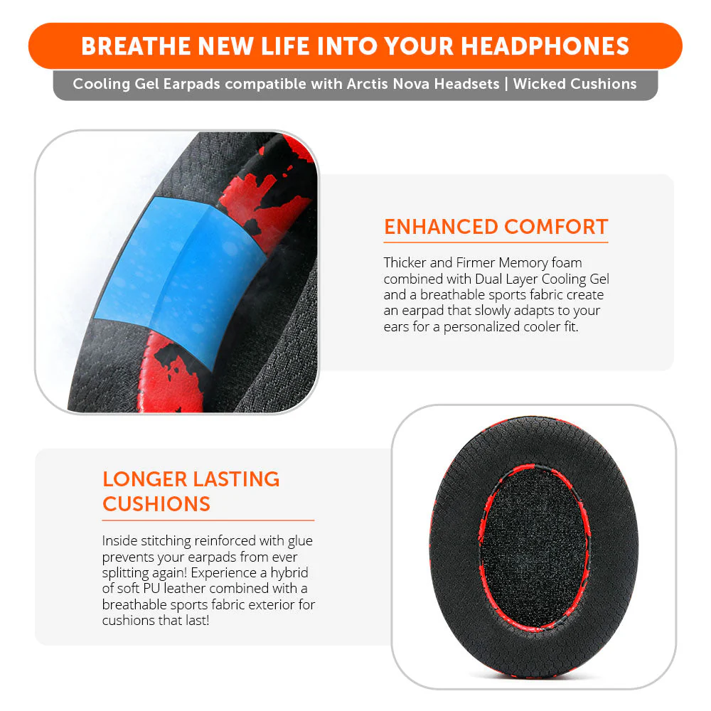 Arctis Nova Earpads - WC FreeZe Cooling Gel - Image 33