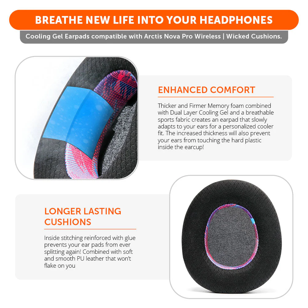 Arctis Nova Pro Wireless Earpads - WC FreeZe Cooling Gel - Image 18