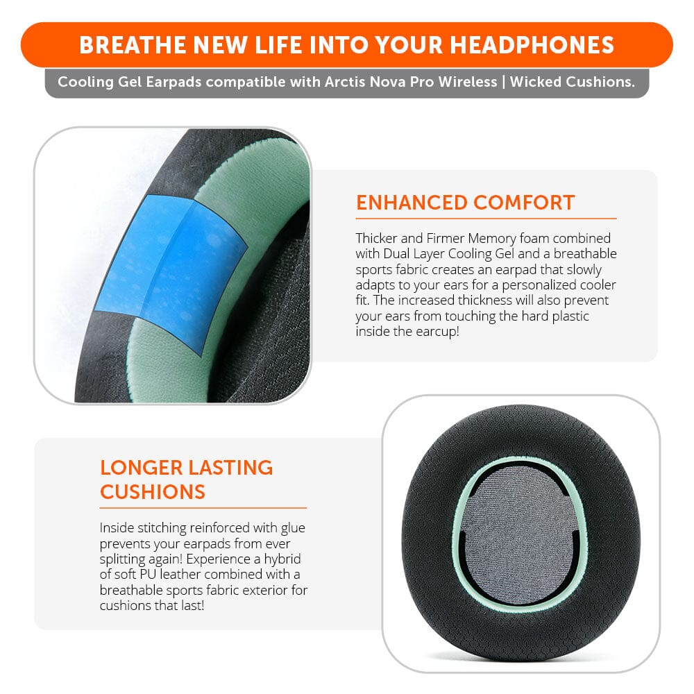 Arctis Nova Pro Wireless Earpads - WC FreeZe Cooling Gel - Image 36