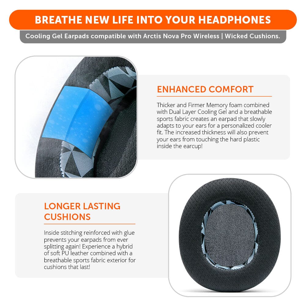 Arctis Nova Pro Wireless Earpads - WC FreeZe Cooling Gel - Image 48