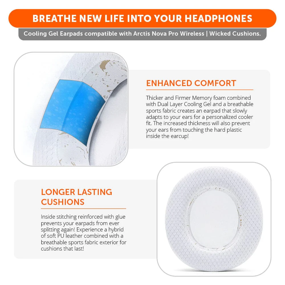 Arctis Nova Pro Wireless Earpads - WC FreeZe Cooling Gel - Image 60
