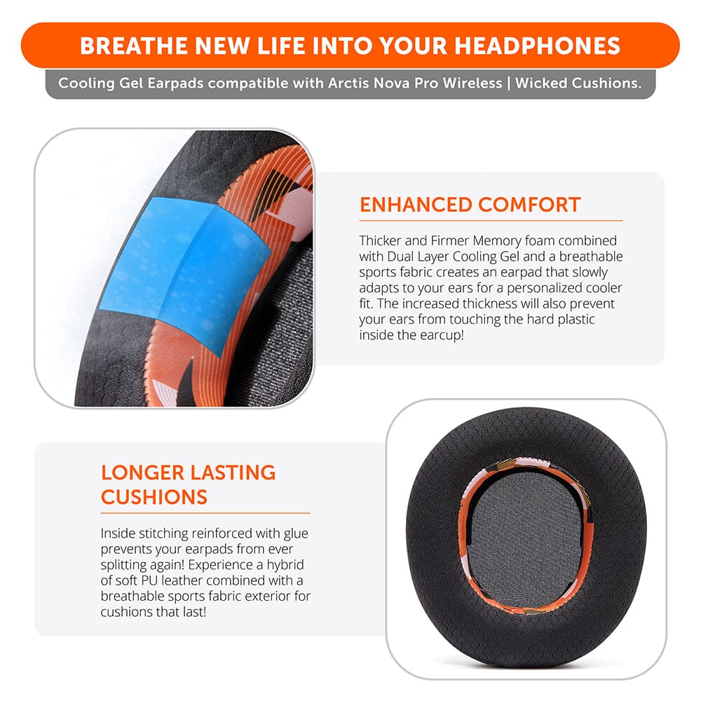 Arctis Nova Pro Wireless Earpads - WC FreeZe Cooling Gel - Image 90