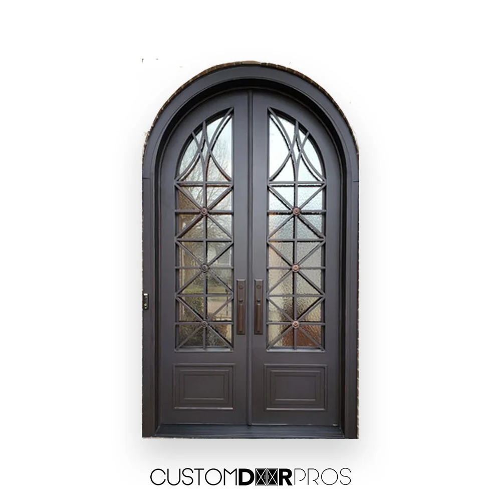 Ares Round Top Double Iron Door - Image 3