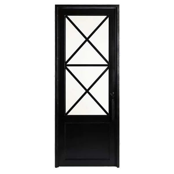 Artemis Single Iron Door with Regency Style and Glass, Perfect for Residential and Commercial Use - Image 5
