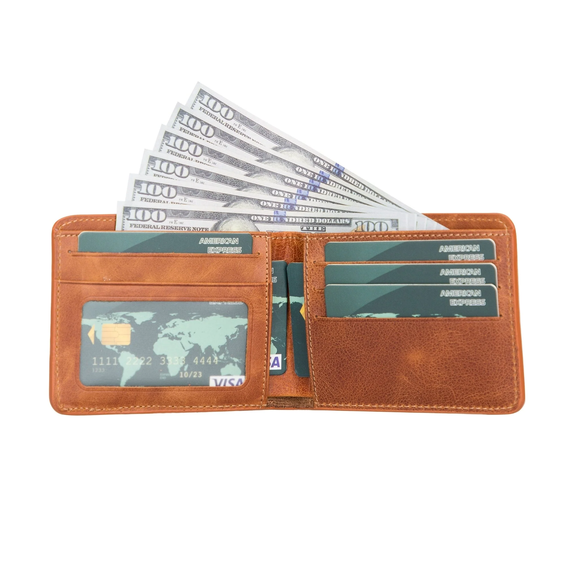 Arvada Handmade Bifold Leather Men Wallet - Image 16