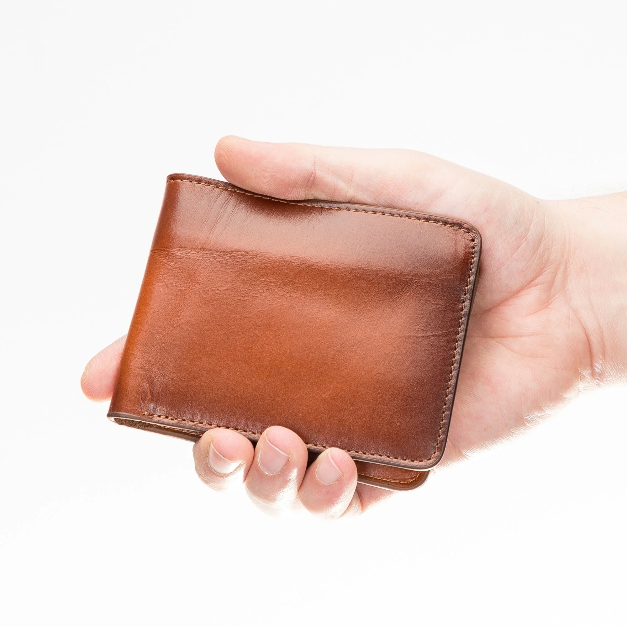 Arvada Handmade Bifold Leather Men Wallet - Image 2