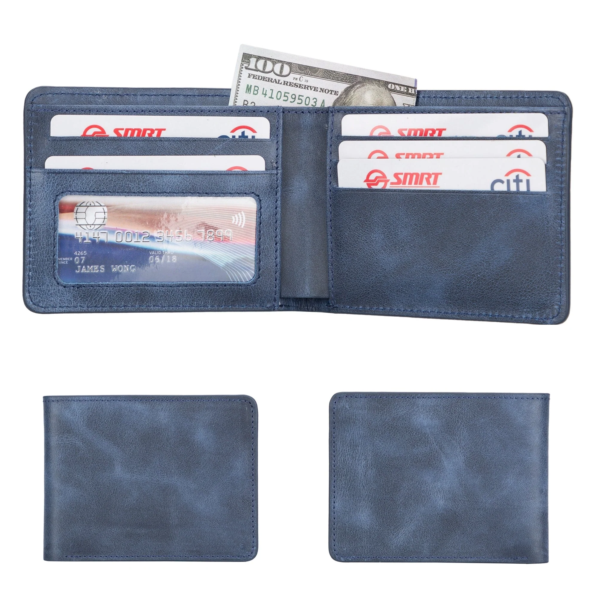 Arvada Handmade Bifold Leather Men Wallet - Image 21
