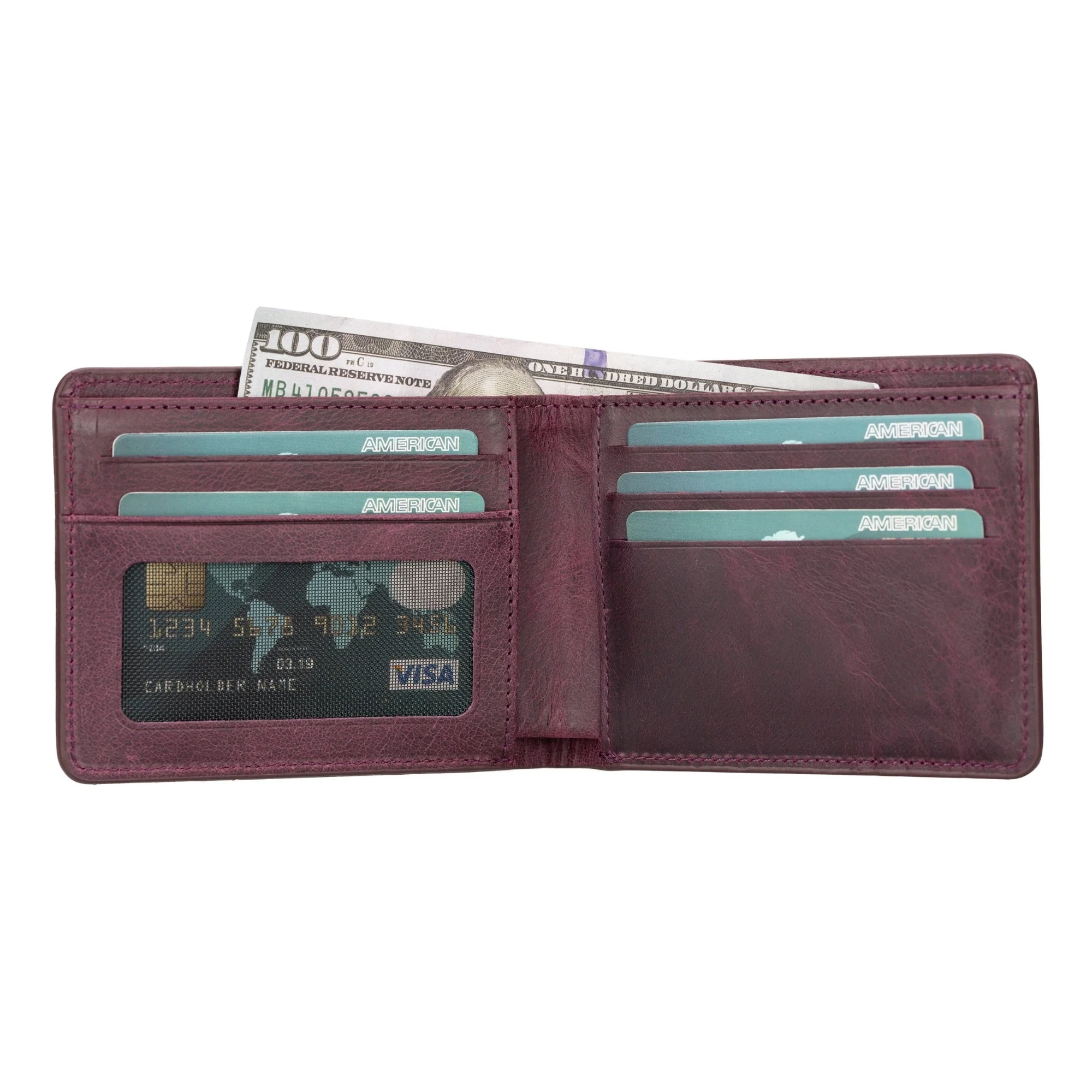 Arvada Handmade Bifold Leather Men Wallet - Image 27