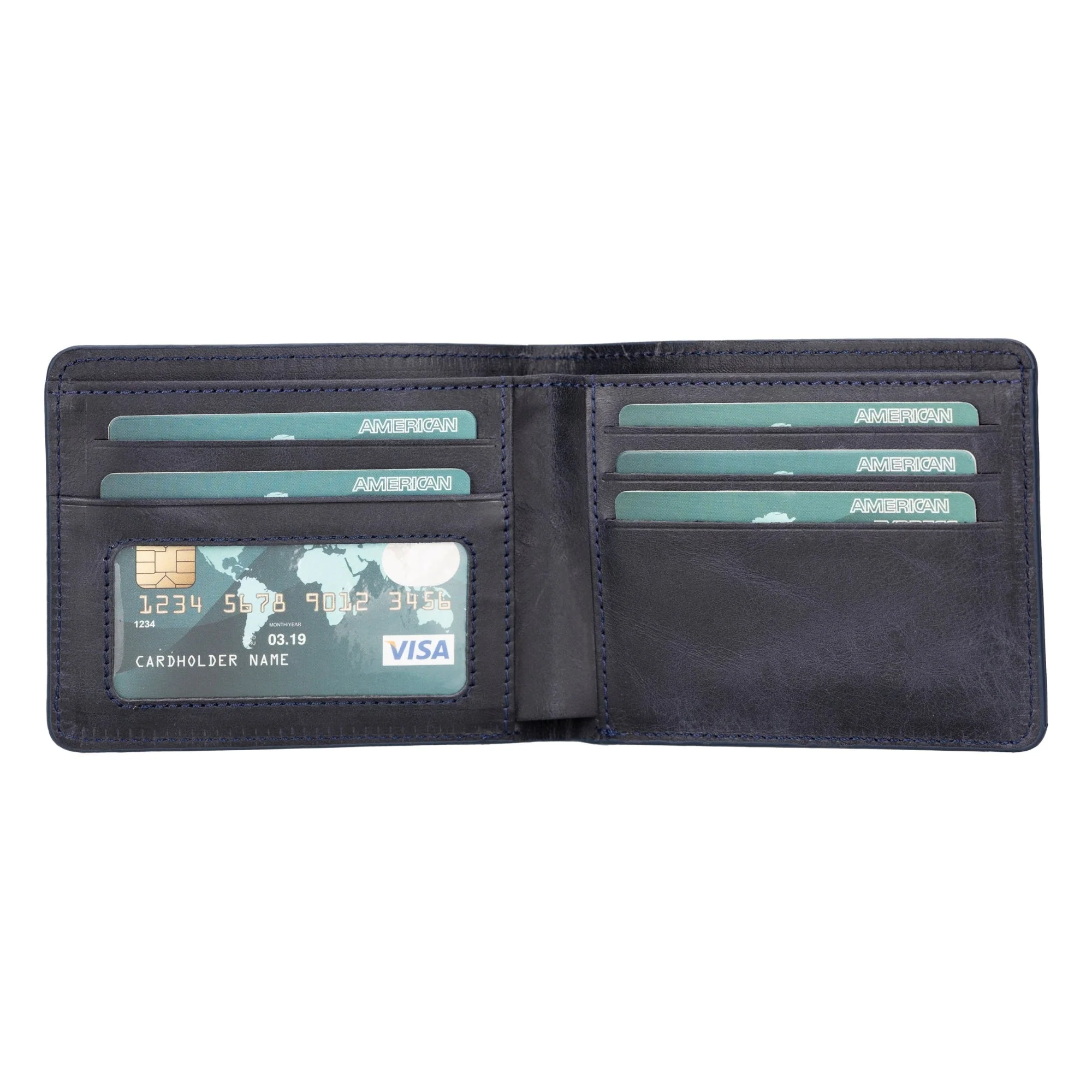 Arvada Handmade Bifold Leather Men Wallet - Image 31