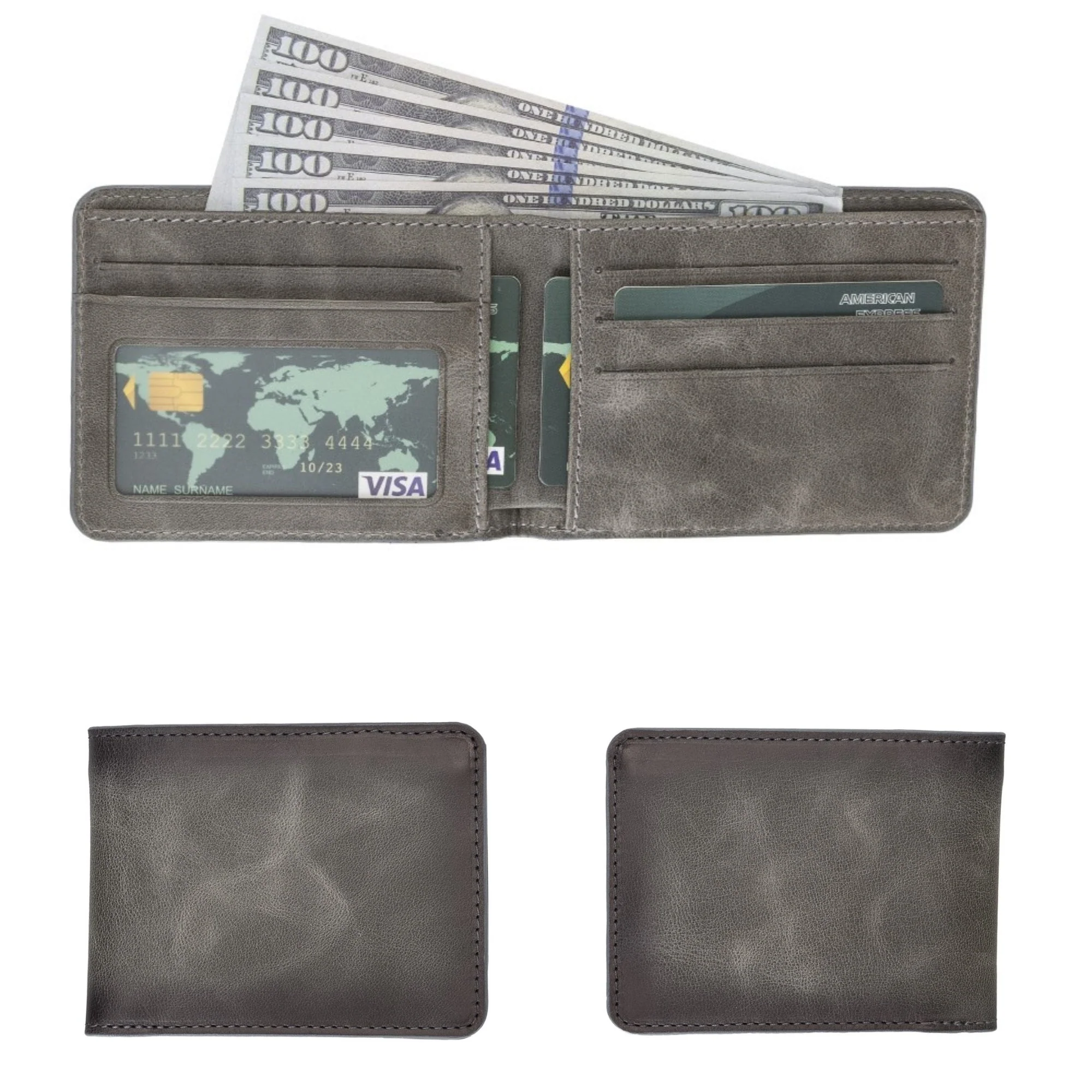 Arvada Handmade Bifold Leather Men Wallet - Image 37