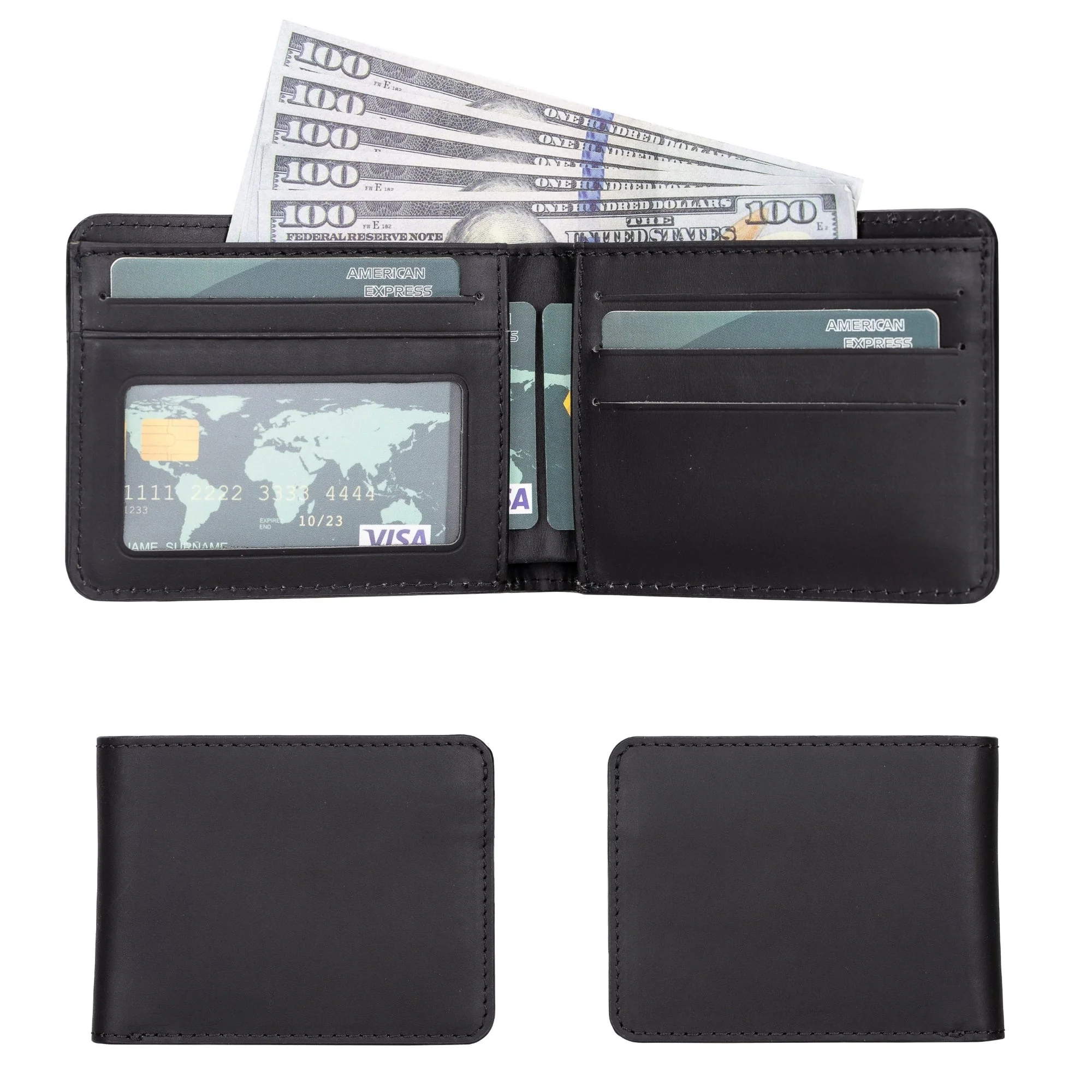 Arvada Handmade Bifold Leather Men Wallet - Image 7