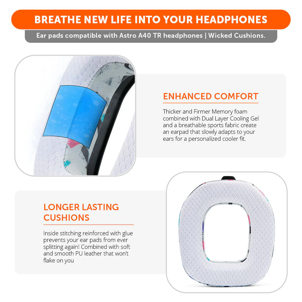Astro A40 TR Earpads - WC FreeZe Cooling Gel - Image 27