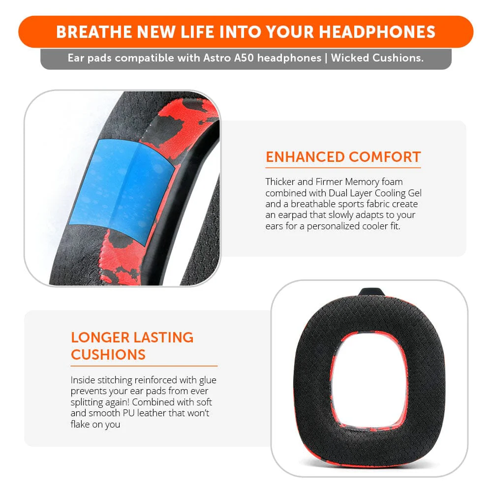 Astro A50 Gen 4, Gen 5 and A50X Earpads - WC FreeZe Cooling Gel - Image 27