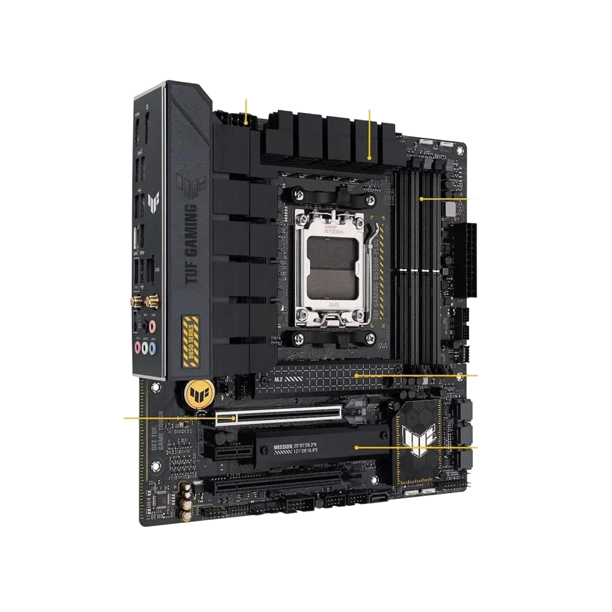 ASUS TUF GAMING B650M-PLUS WIFI AM5 mATX Motherboard - Image 2