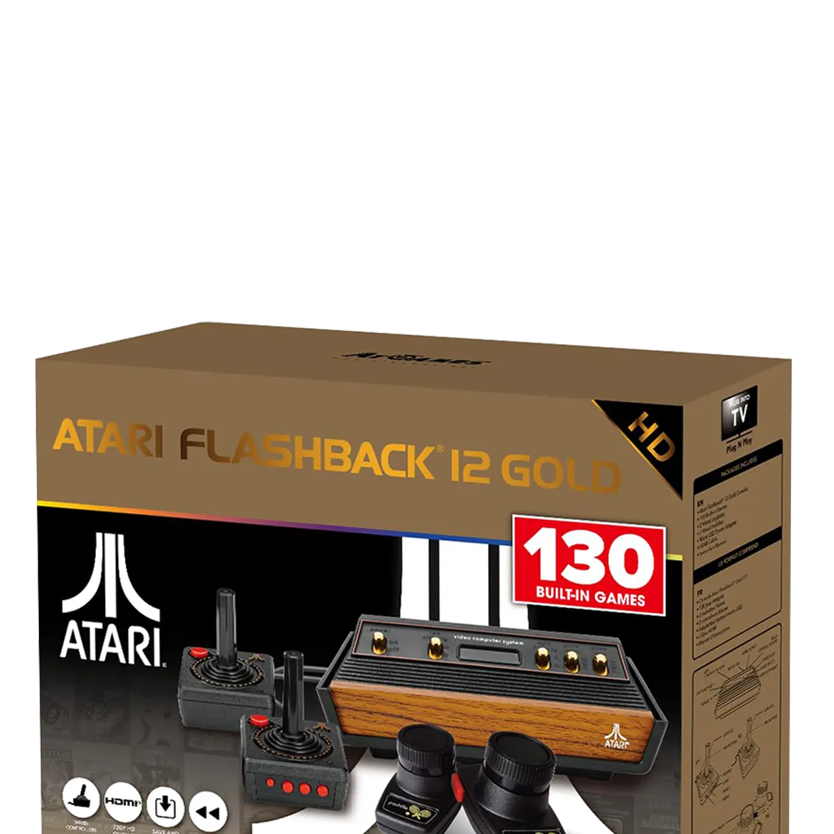 Atari Flashback 12 Gold Retro Game Console - Image 4