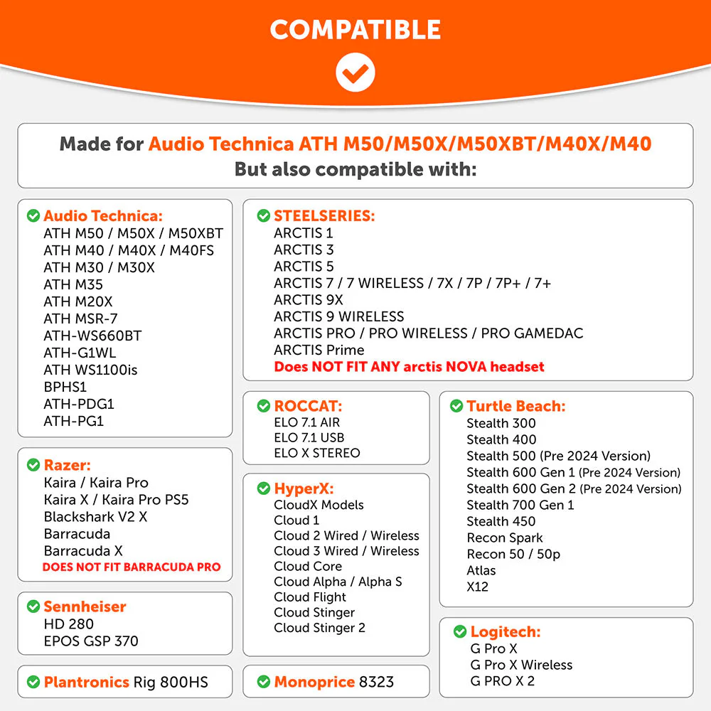 ATH M50X Earpads - Image 60