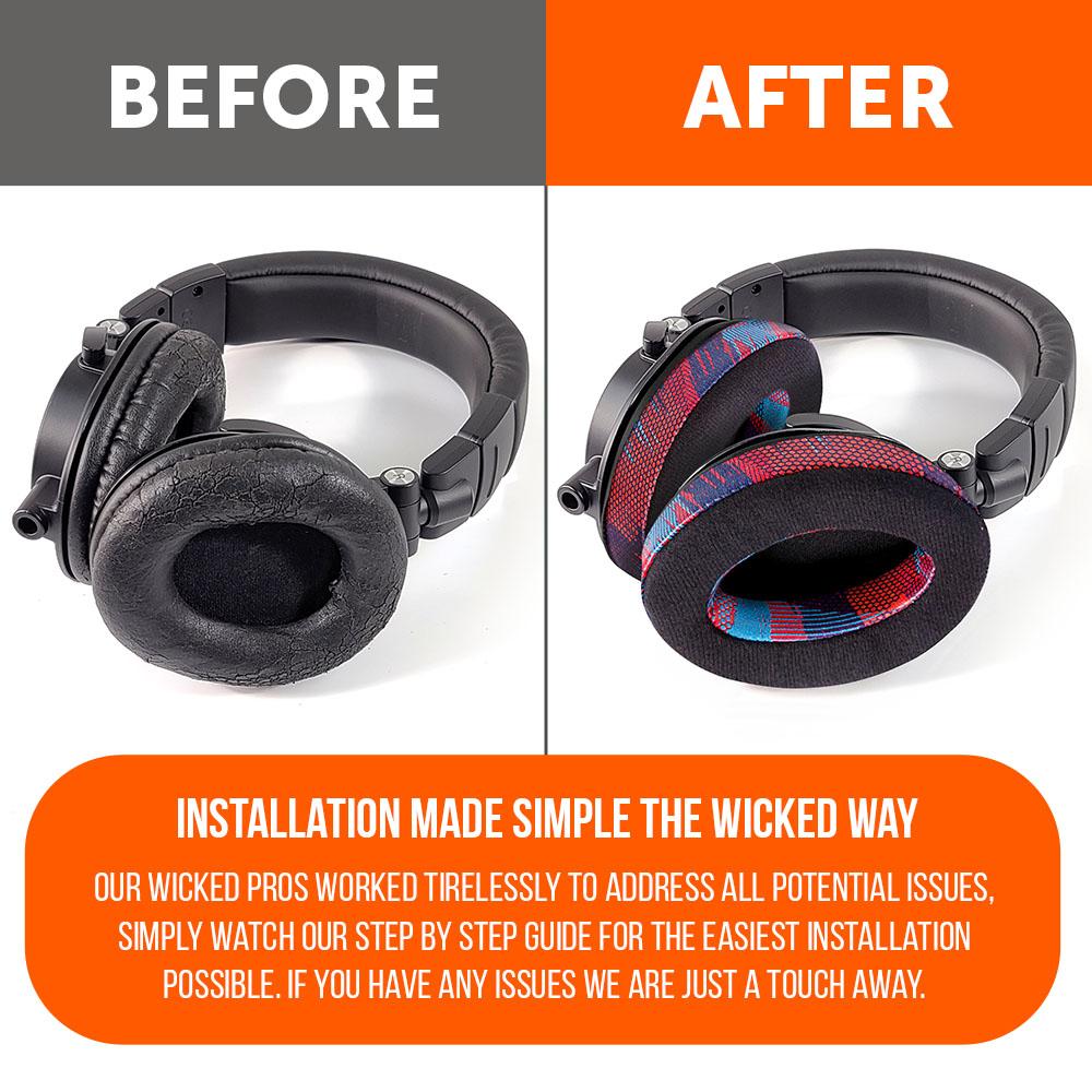 ATH M50X Earpads - Velour Hybrid - Image 15