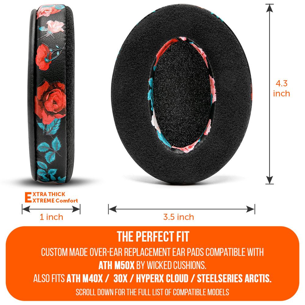 ATH M50X Earpads - Velour Hybrid - Image 29