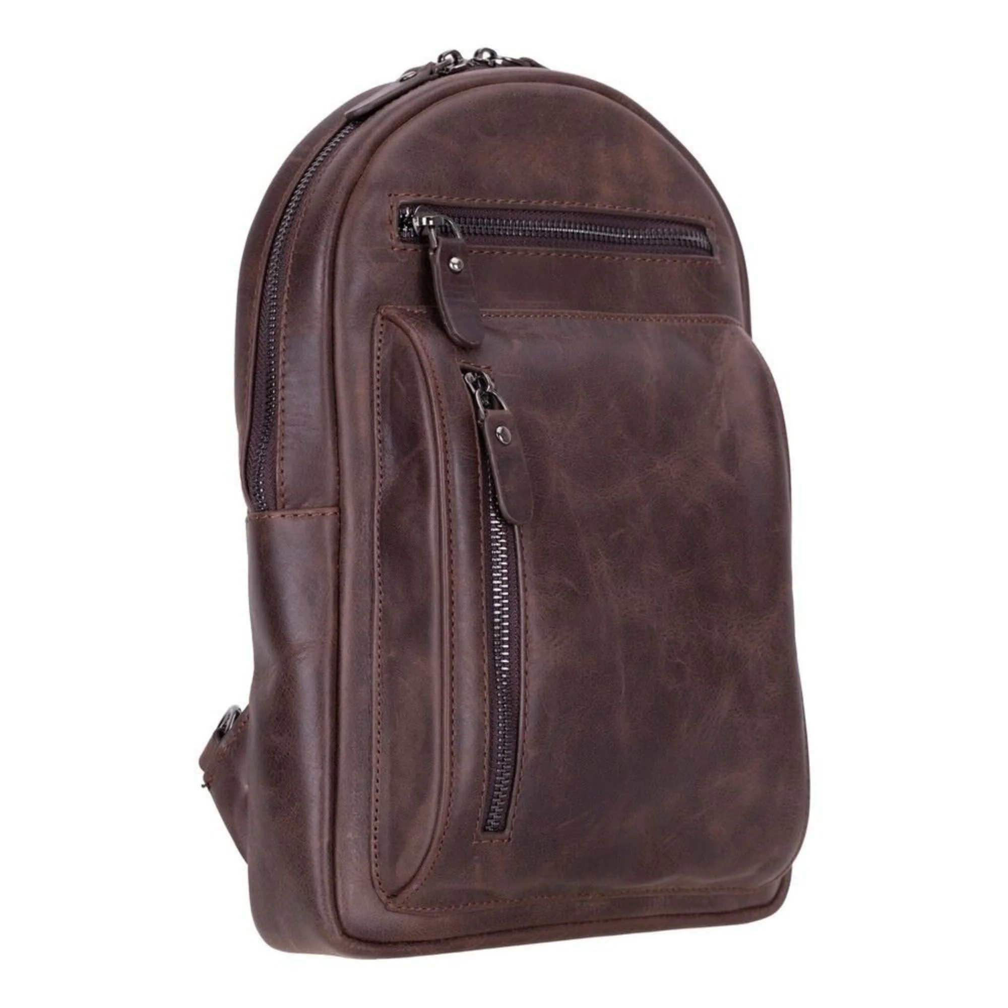 Athens Unisex Leather Cross Bag - Image 10