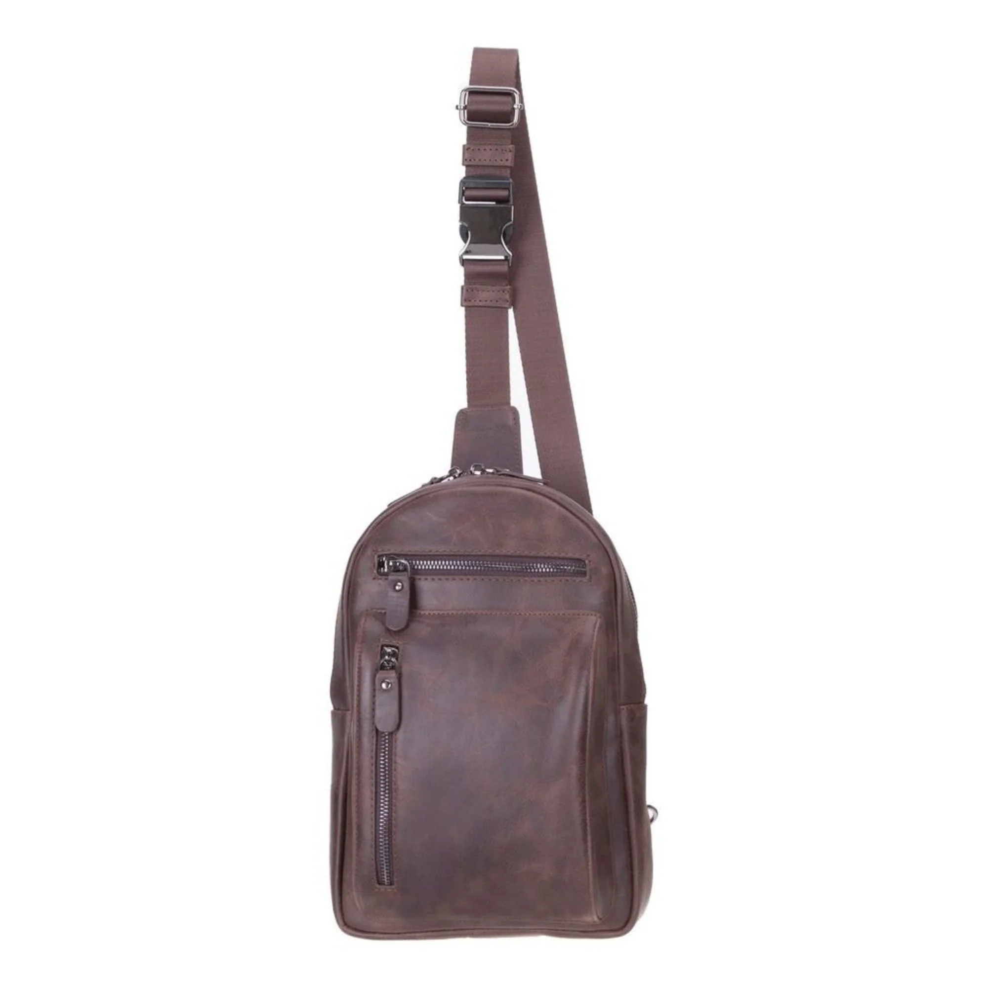 Athens Unisex Leather Cross Bag - Image 15