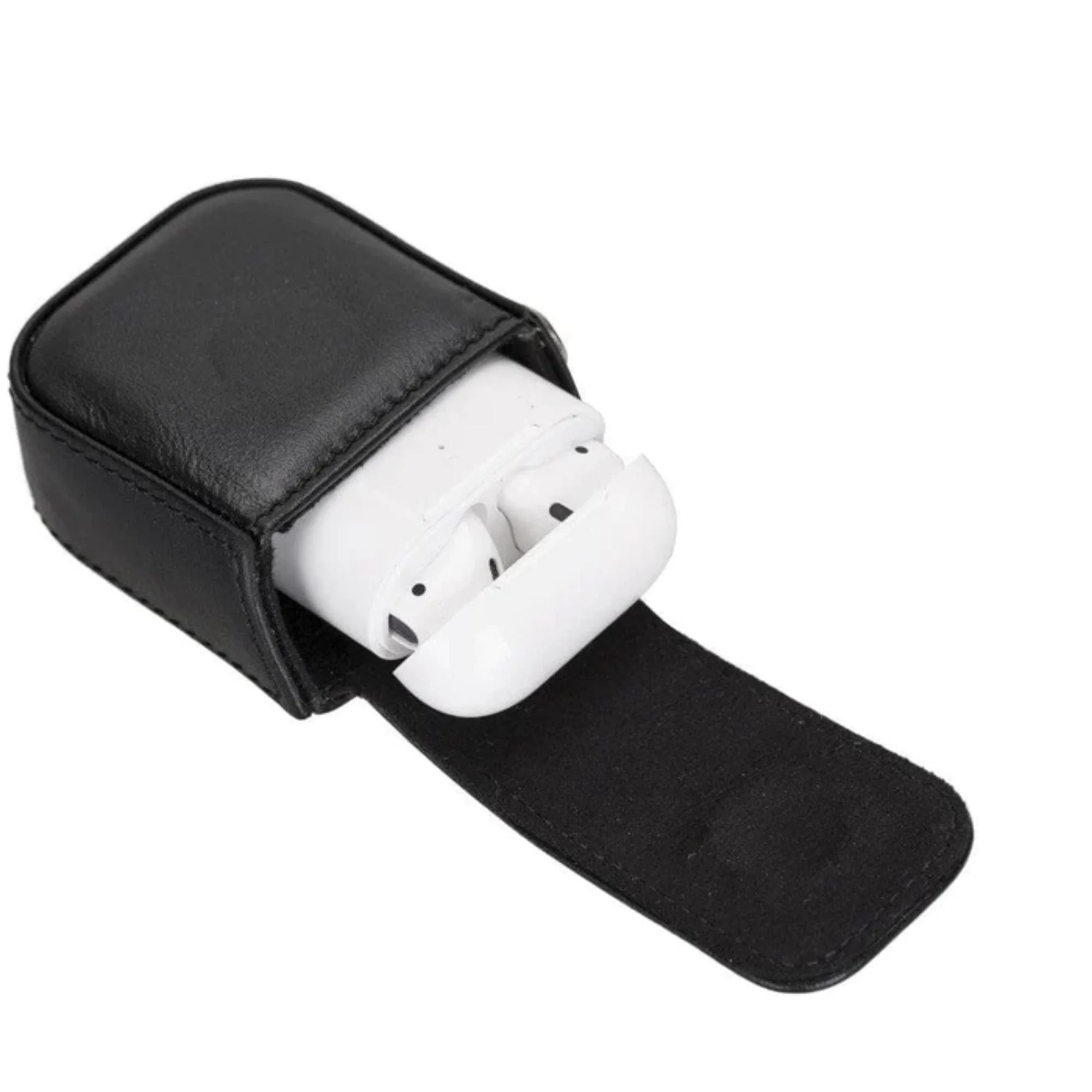 Aurora Luxury Leather AirPods Case with Attached Wrist Strap - Image 9