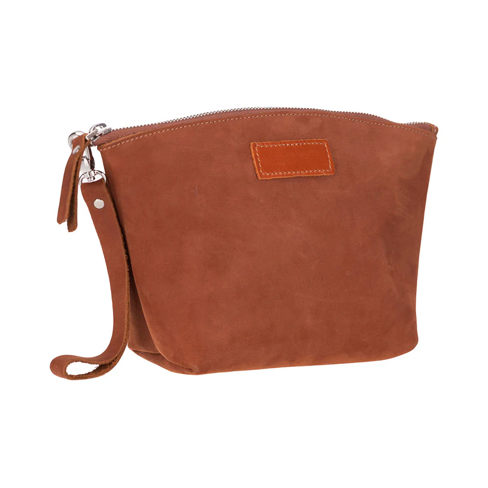 Avondale Premium Leather Dopp Kit - Travel Makeup Bag for Men & Women - Image 2