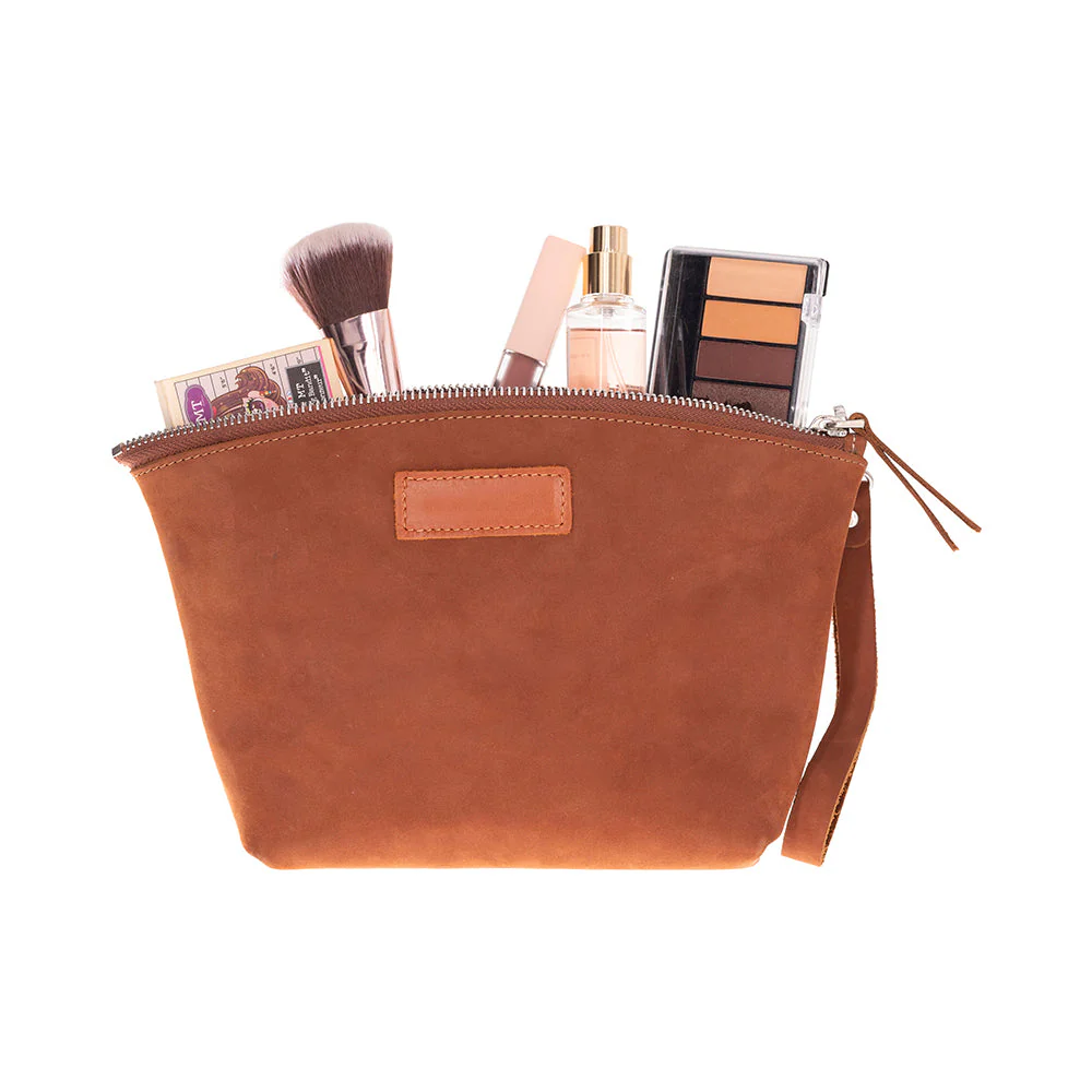 Avondale Premium Leather Dopp Kit - Travel Makeup Bag for Men & Women - Image 3