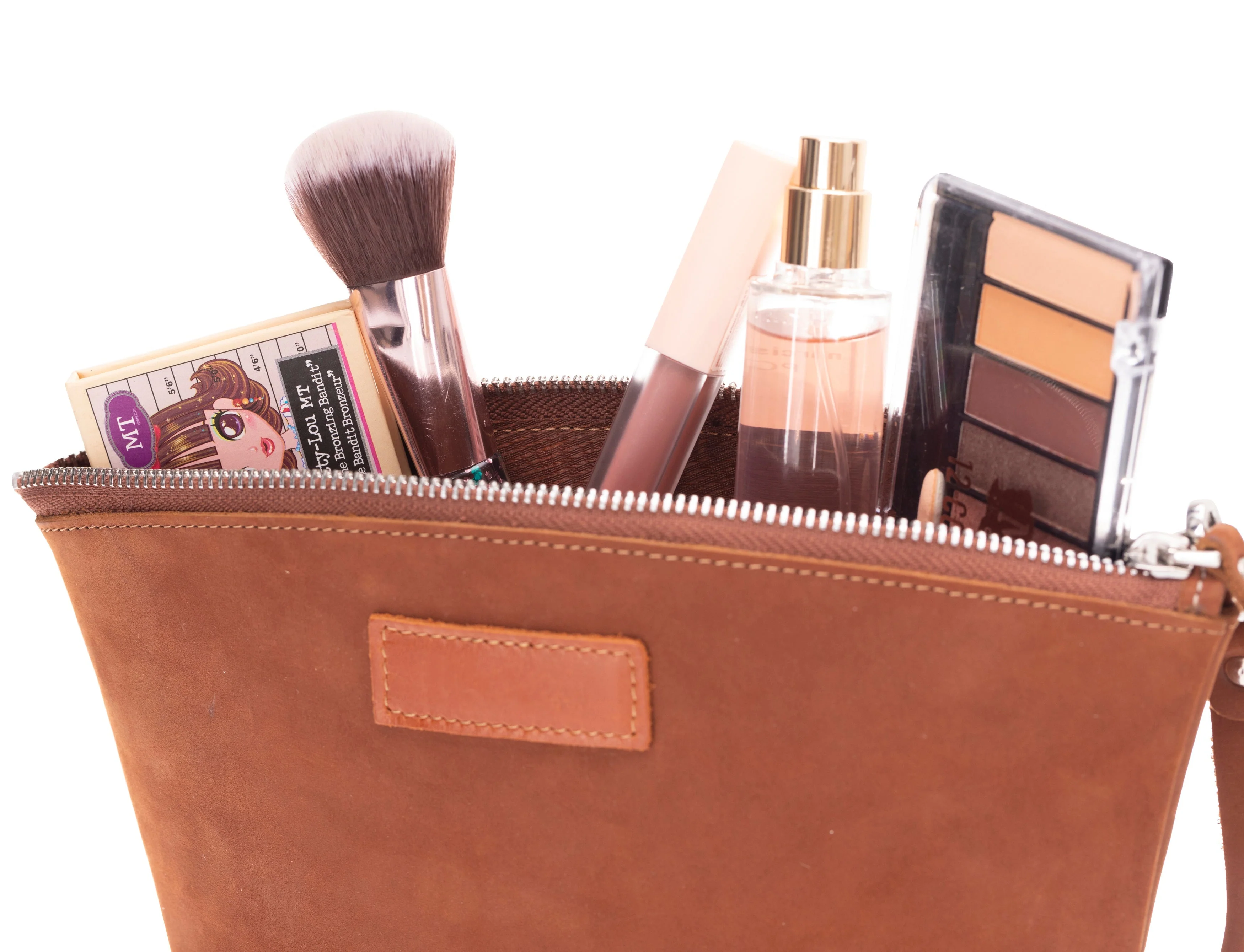Avondale Premium Leather Dopp Kit - Travel Makeup Bag for Men & Women - Image 4