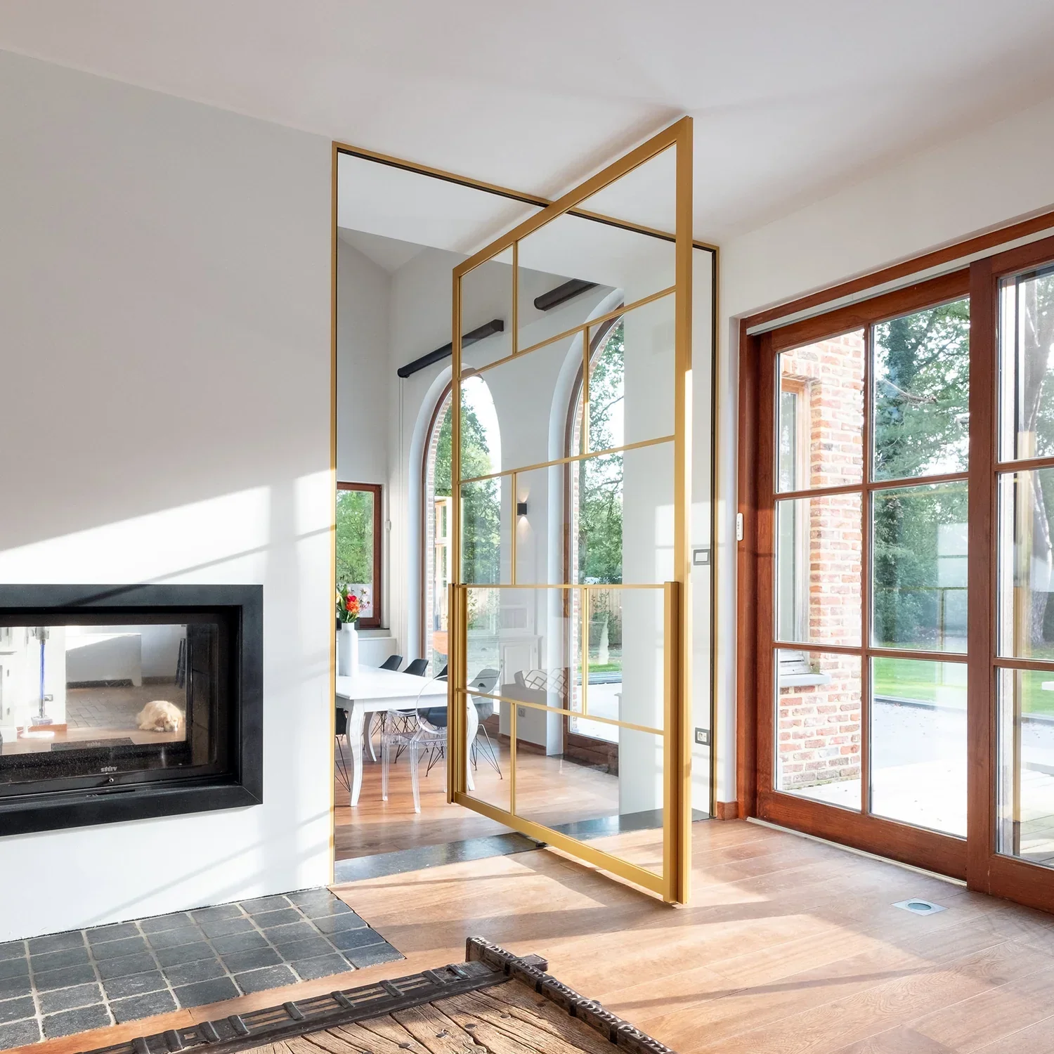 AZI Interior Porta Pivot Door Gold - Image 2