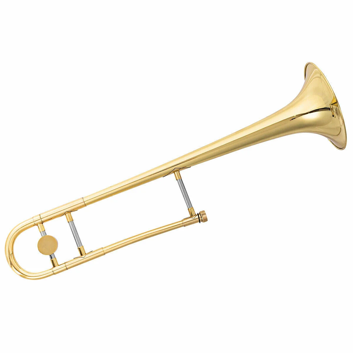 B Flat Trombone Golden Brass with Mouthpiece - Image 3