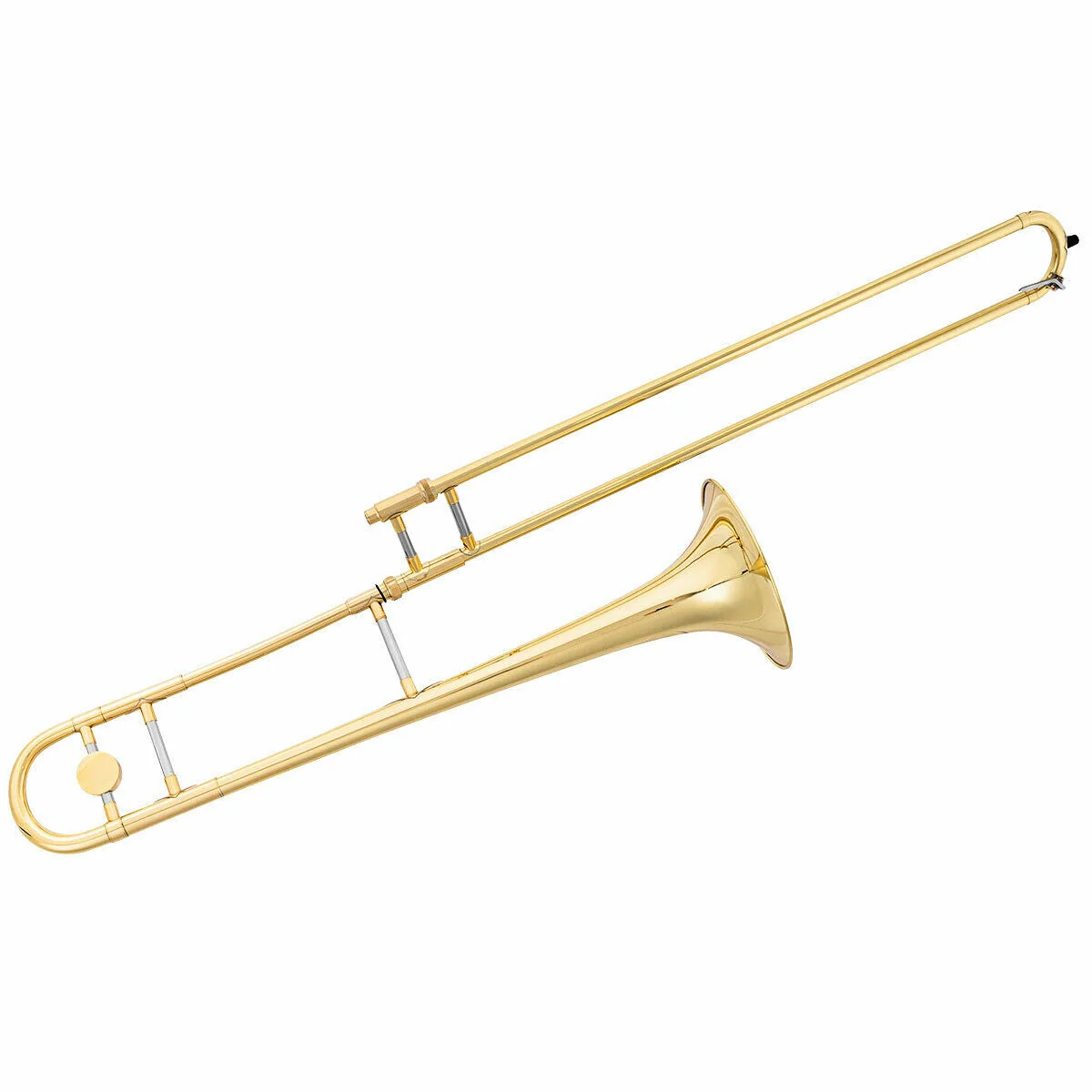 B Flat Trombone Golden Brass with Mouthpiece - Image 4