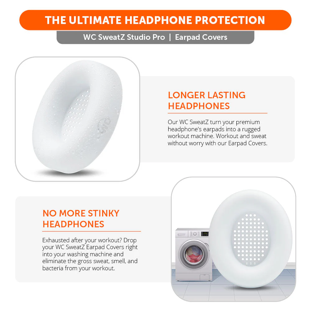 Beats Studio Pro Earpad Sweat Covers - WC SweatZ Studio Pro - Image 11