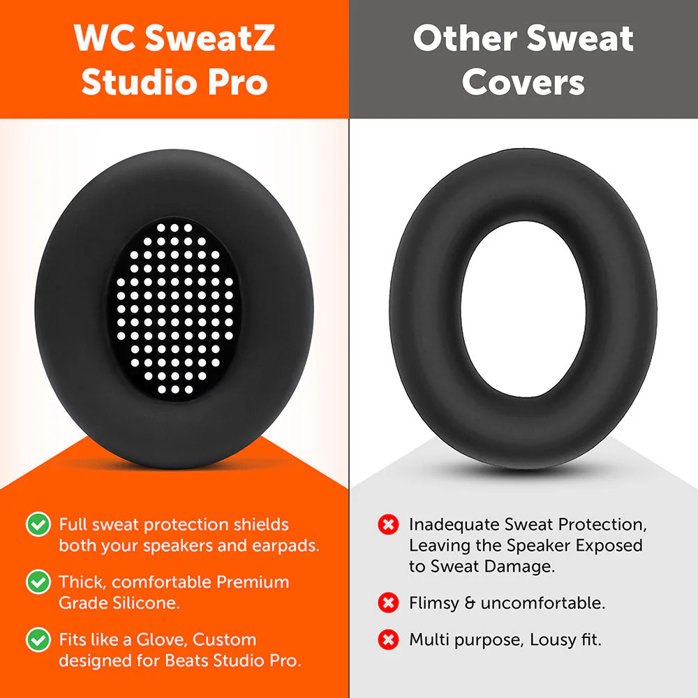 Beats Studio Pro Earpad Sweat Covers - WC SweatZ Studio Pro - Image 2