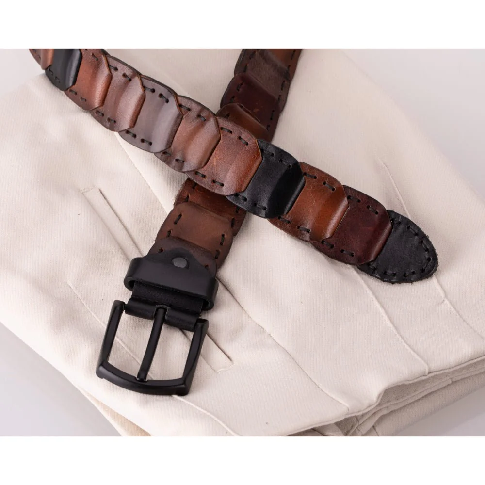 Bessemer Braided Leather Belt for Men - Image 6