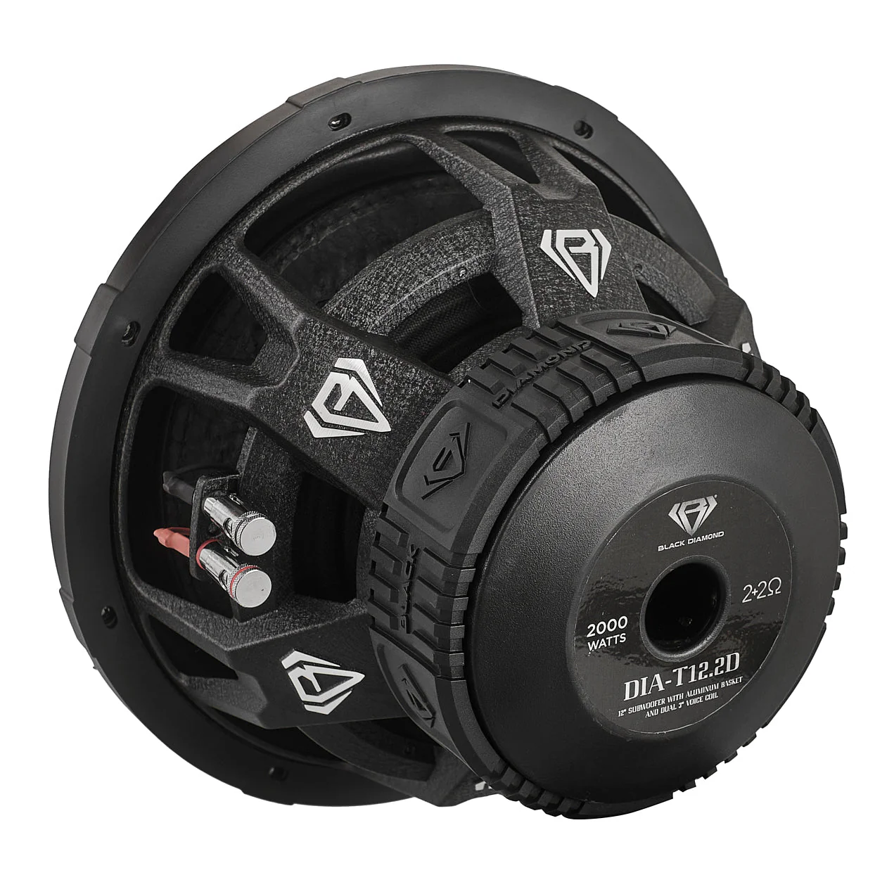 Black Diamond 12” Dual 3” Voice Coil Subwoofer with Aluminum Basket | 2-Ohm - Image 3