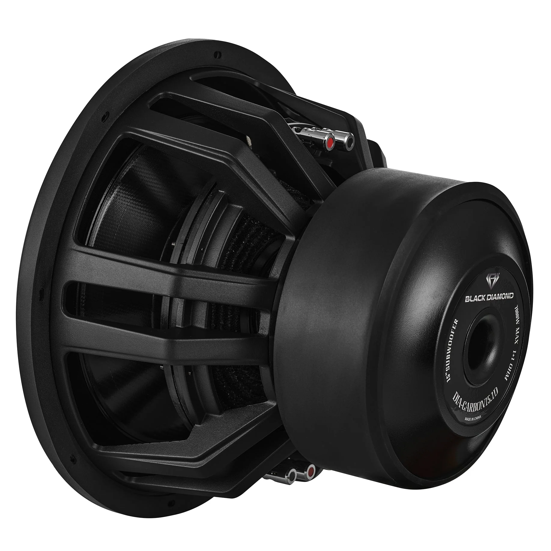 Black Diamond 15" High Excursion Subwoofer with Carbon Fiber Cone | 3500W RMS / 7000W Peak | Dual 1-Ohm Voice Coil - Image 4